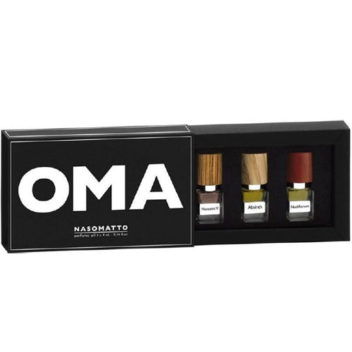 nasomatto, set oma, narcotic, absinth, nudiflorum, set profumi, set regalo, gift set, cofanetto, confezione, Profumo uomo/donna,  Migliori profumi 2025,  Profumi di nicchia,  Profumo estate inverno,  Profumi persistenti,  Profumi freschi dolci floreali,  Profumi nuovi 2025,  Profumo economico di qualità,  Profumo naturale bio,  Profumi unisex, Profumo per occasioni speciali,  Profumo di lusso, Siti per comprare profumi online, Profumi più venduti,  Recensioni profumi,  Note di testa cuore fondo profumo, Pro