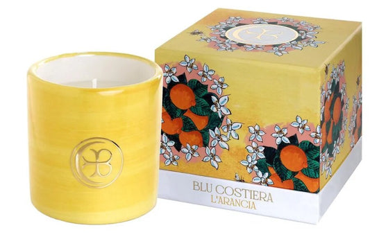 blu costiera, l'arancia, Candele profumate,  Candele aromaterapia, Candele profumate per casa, Candele profumate di alta qualità, Candele profumate per ambienti, Candele per rilassamento,  Candele profumate per regalo, Candele profumate con oli essenziali, Candele profumate per relax,  Candele profumate per decorare la casa, Candele profumate estive, Candele profumate per bagno