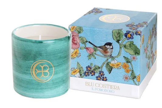 blu costiera, il pomodoro, Candele profumate,  Candele aromaterapia, Candele profumate per casa, Candele profumate di alta qualità, Candele profumate per ambienti, Candele per rilassamento,  Candele profumate per regalo, Candele profumate con oli essenziali, Candele profumate per relax,  Candele profumate per decorare la casa, Candele profumate estive, Candele profumate per bagno
