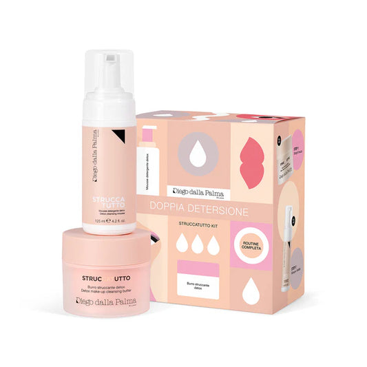 diego dalla palma, kit struccatutto, burro struccante detox, mousse detergente detox, Cosmetici per il viso, Trattamenti viso, Prodotti per la cura del viso, Cura della pelle viso, Cosmetici viso uomo donna, Prodotti cosmetici per pelle matura e giovane, Latte detergente, Cosmetici per pelle grassa, Cosmetici per pelle secca, Cosmetici per pelle mista, Cosmetici per pelle sensibile, Cosmetici per pelle normale,  Cosmetici viso online, Migliori cosmetici viso 2025, Recensioni cosmetici viso, Cosmetici viso e