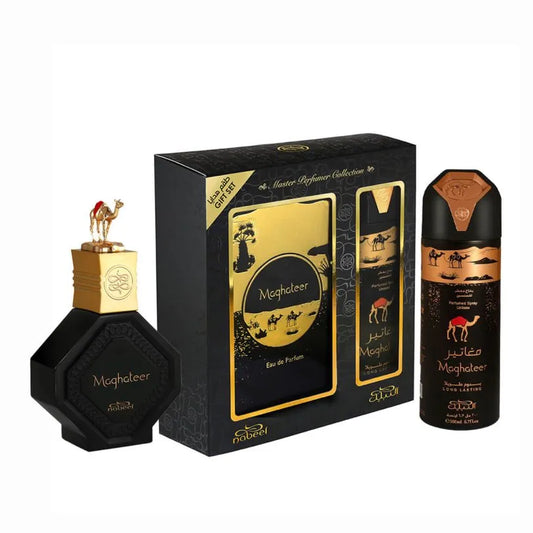 nabeel, maghateer, deodorante spray, gift set, set regalo, confezione, cofanetto, Profumo uomo/donna,  Migliori profumi 2025,  Profumi di nicchia,  Profumo estate inverno,  Profumi persistenti,  Profumi freschi dolci floreali,  Profumi nuovi 2025,  Profumo economico di qualità,  Profumo naturale bio,  Profumi unisex, Profumo per occasioni speciali,  Profumo di lusso, Siti per comprare profumi online, Profumi più venduti,  Recensioni profumi,  Note di testa cuore fondo profumo, Profumo per ogni stagione