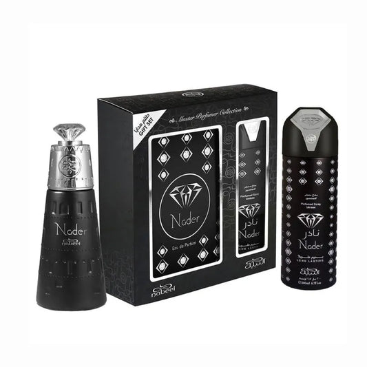 nabeel, nader, deodorante spray, gift set, set regalo, confezione, cofanetto, Profumo uomo/donna,  Migliori profumi 2025,  Profumi di nicchia,  Profumo estate inverno,  Profumi persistenti,  Profumi freschi dolci floreali,  Profumi nuovi 2025,  Profumo economico di qualità,  Profumo naturale bio,  Profumi unisex, Profumo per occasioni speciali,  Profumo di lusso, Siti per comprare profumi online, Profumi più venduti,  Recensioni profumi,  Note di testa cuore fondo profumo, Profumo per ogni stagione